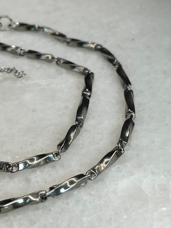 Αλυσίδα Κολιέ Chain Silver Twisted I