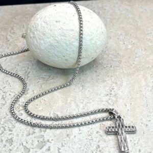 Αλυσίδα Κολιέ Cross Silver I