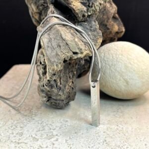 Ατσάλινο Κολιέ Brick Silver