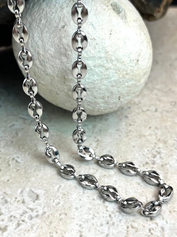 Αλυσίδα Κολιέ Chain Silver Coffee Beans