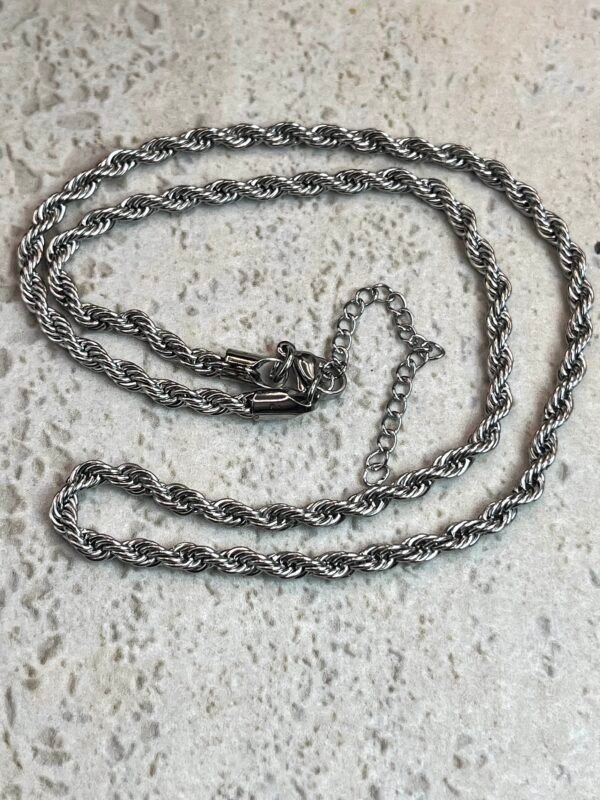 Αλυσίδα Κολιέ Chain Silver Twisted II
