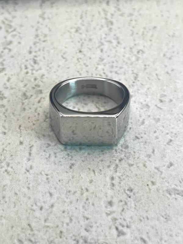 Ατσάλινο Δαχτυλίδι Steel Square I