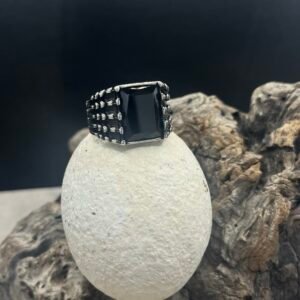Ατσάλινο Δαχτυλίδι Skeleton Black