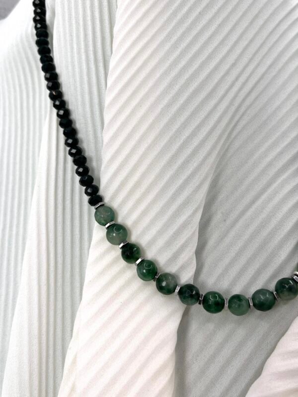 Κολιέ Achates Vintage Green