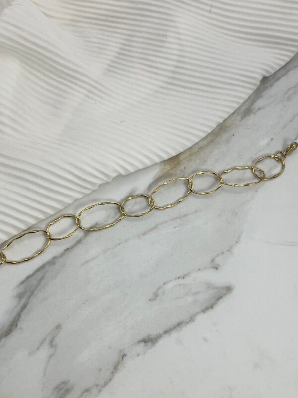 Ατσάλινο Βραχιόλι Hammered Rings