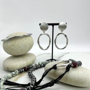 Jewelry Combo 3 - Marble Silver