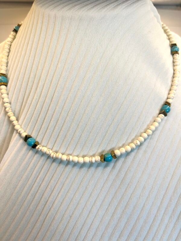 Κολιέ White Chaolite