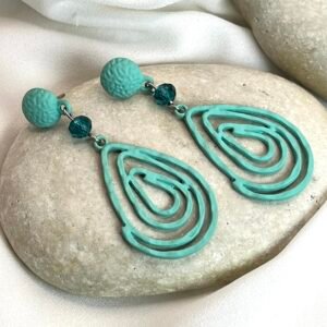 Κρεμαστό Σκουλαρίκι Soft Teal