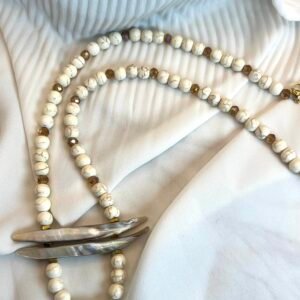 Κολιέ Howlite Shell II