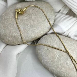 Ατσάλινη Αλυσίδα Κολιέ Knot