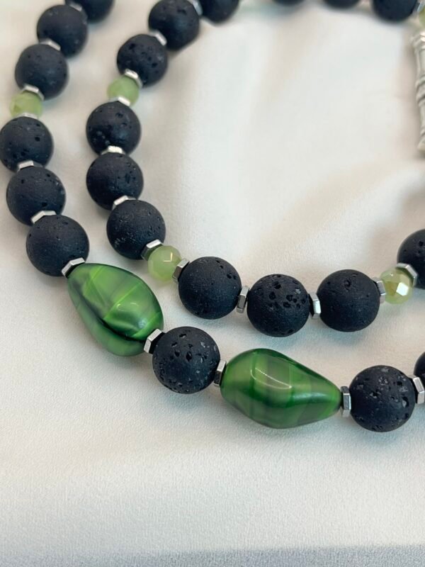 Κοντό Κολιέ Lava Green
