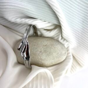 Χειροπέδα Waveline Silver