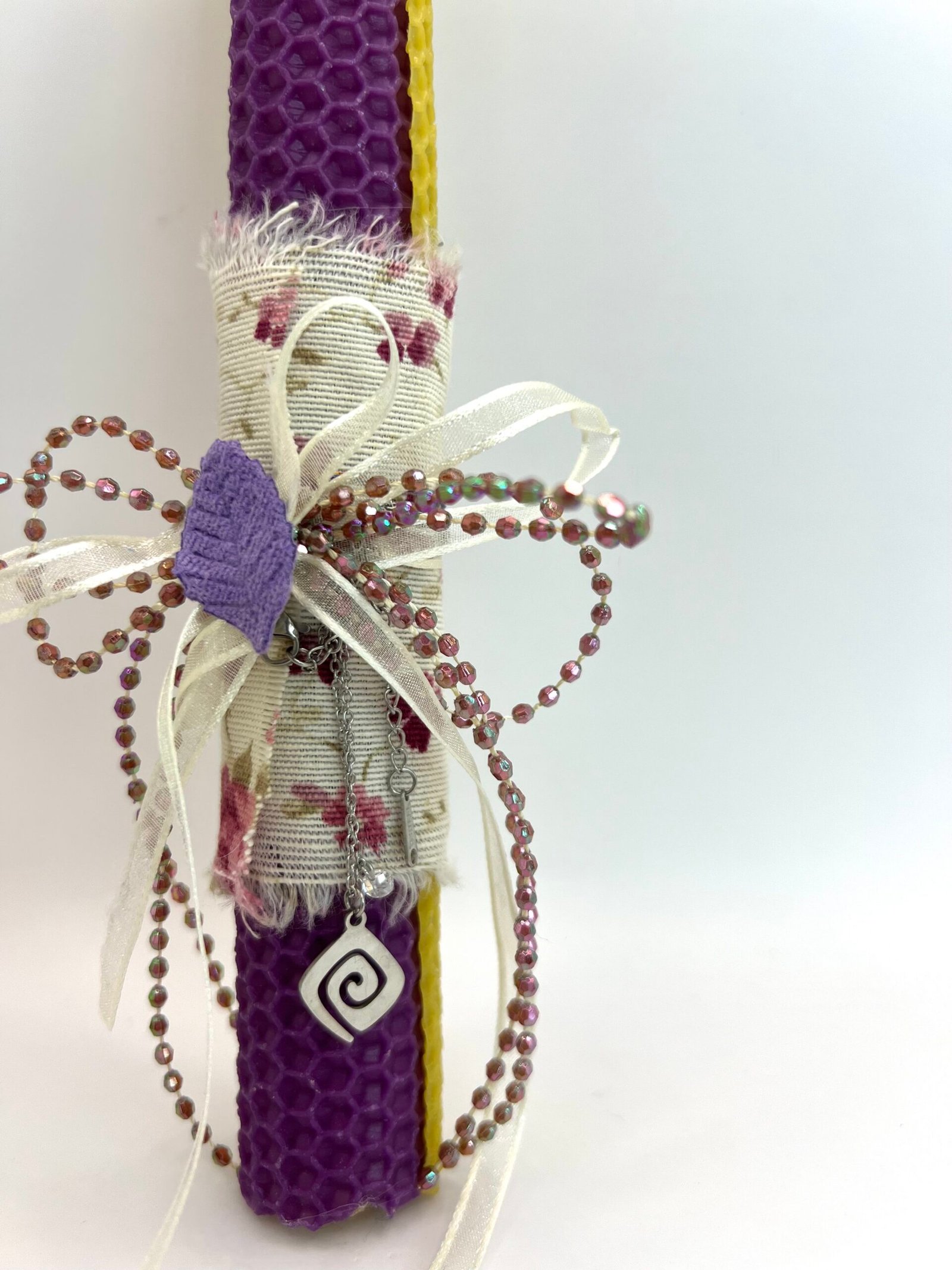 Violet Floral Speira Necklace